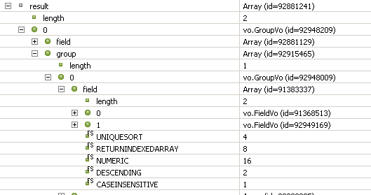 xml to vo debug dialog